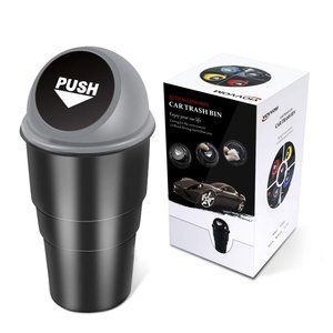 ✨4/$15✨ Car Garbage Can with Lid, Vehicle Automotive Cup Holder Car Trash Can